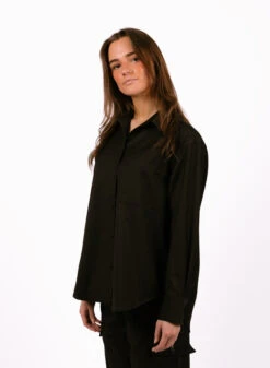 Olaf Hussein WMN Drapey Utility Shirt Brown -Quality Fashion Clothing Store image 1657