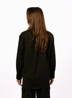 Olaf Hussein WMN Drapey Utility Shirt Brown -Quality Fashion Clothing Store image 1661