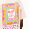Obey Throwback Classic T-shirt Cream -Quality Fashion Clothing Store image 1744