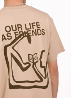 Olaf Hussein Garden Tee Khaki -Quality Fashion Clothing Store image 1751