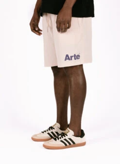 Arte Samuel Logo Shorts Cream -Quality Fashion Clothing Store image 18