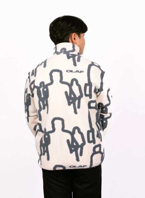 Olaf Hussein Passenger Zip Up Fleece - Image 4