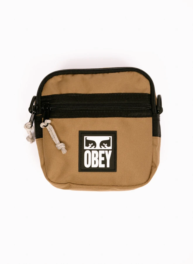 Obey Small Messenger Bag Caramel Brown - Image 2