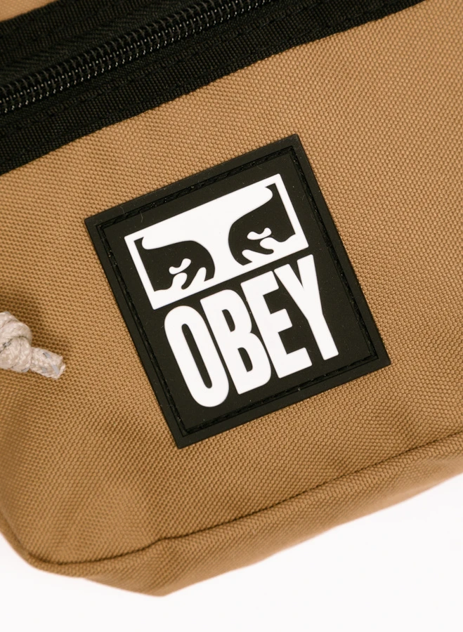 Obey Small Messenger Bag Caramel Brown - Image 3