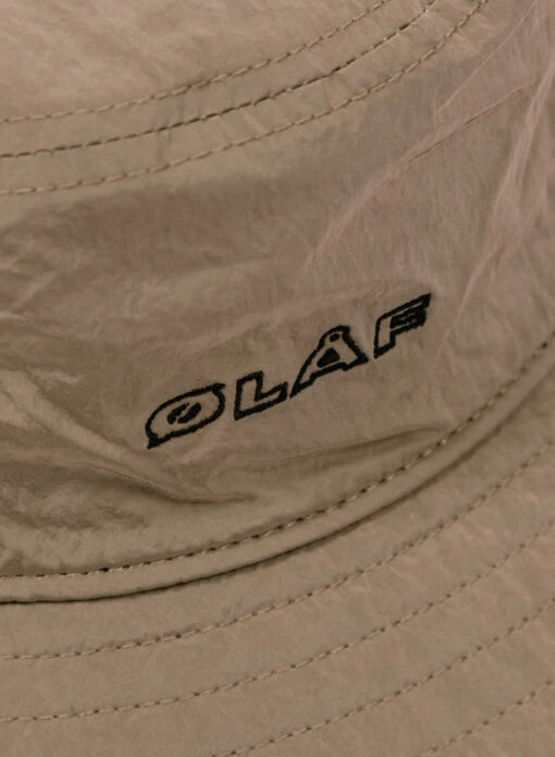Olaf Hussein OLAF Nylon Bucket Hat Grey - Image 3
