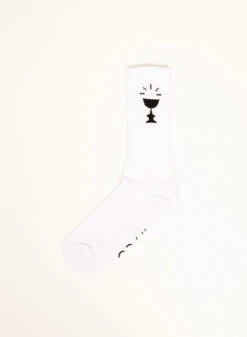 GRAIL Cup Logo Sock White -Quality Fashion Clothing Store image 2064