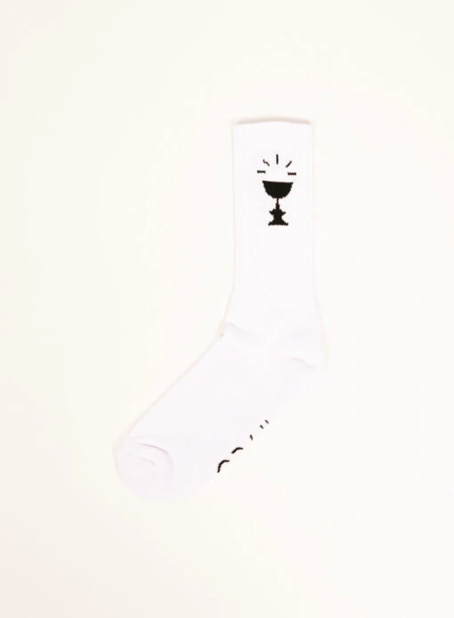 GRAIL Cup Logo Sock White - Image 3