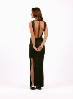 Daily Paper Izara Crochet Dress Army Green