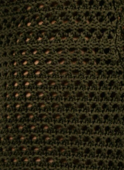 Daily Paper Izara Crochet Dress Army Green -Quality Fashion Clothing Store image 211