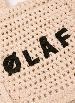 Olaf Hussein Mini Crochet Tote Off White -Quality Fashion Clothing Store image 2132