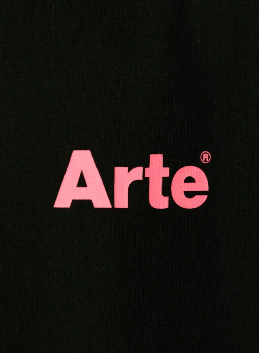 Arte Teo Back Heart T-shirt Black - Image 2