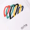 Arte Arte Hearts Socks White -Quality Fashion Clothing Store image 2223