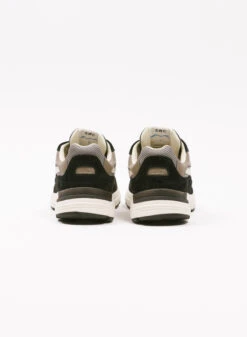 S.W.C. Stepney Workers Club Amiel S-Strike Suede Mix Black Grey -Quality Fashion Clothing Store image 2739