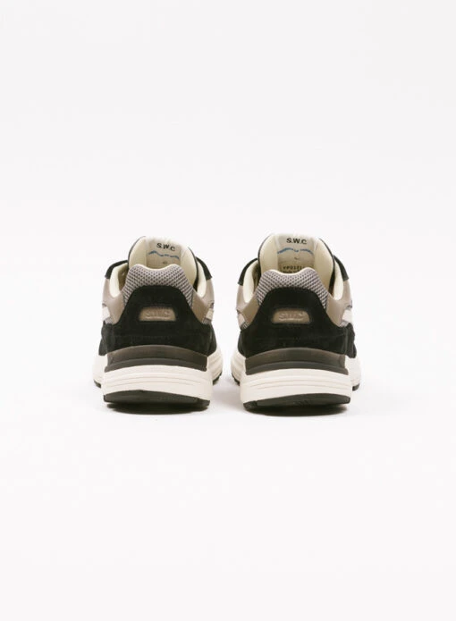 S.W.C. Stepney Workers Club Amiel S-Strike Suede Mix Black Grey - Image 6