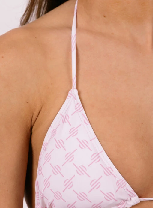 Daily Paper Ice Pink Reya Monogram Bikini Top - Image 4