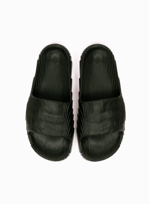 Adidas Originals Adilette 22 Core Black / Core Black / Better Scarlet - Image 2