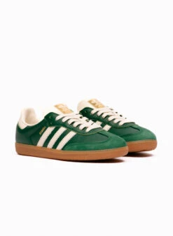 Adidas Originals Samba OG Collegiate Green / Cream White / Gold Metallic -Quality Fashion Clothing Store image 2887
