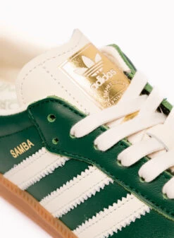 Adidas Originals Samba OG Collegiate Green / Cream White / Gold Metallic -Quality Fashion Clothing Store image 2889