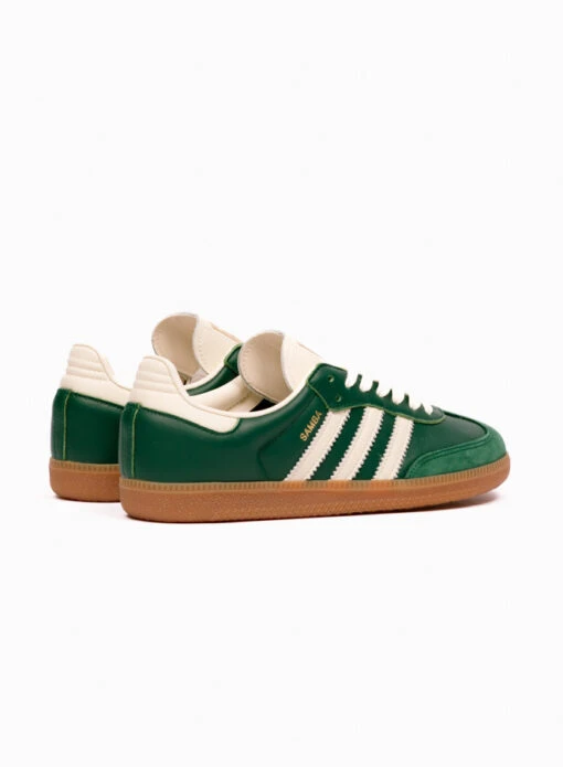 Adidas Originals Samba OG Collegiate Green / Cream White / Gold Metallic - Image 9