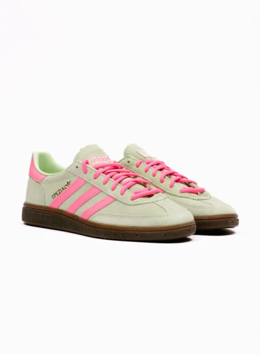 Adidas Originals Handball Spezial Semi Green Spark / Lucid Pink / Gum - Image 3