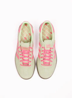 Adidas Originals Handball Spezial Semi Green Spark / Lucid Pink / Gum -Quality Fashion Clothing Store image 2983