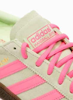 Adidas Originals Handball Spezial Semi Green Spark / Lucid Pink / Gum -Quality Fashion Clothing Store image 2988