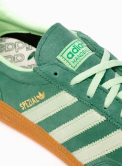 Adidas Originals Handball Spezial W Collegiate Green / Semi Green Spark / Gum -Quality Fashion Clothing Store image 3007