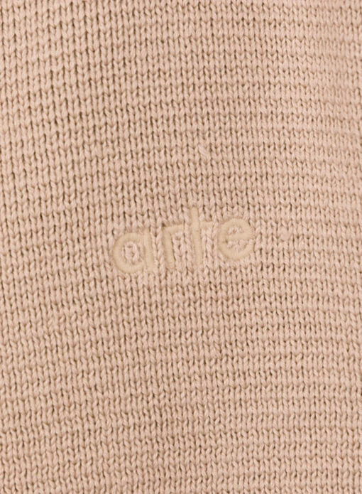 Arte Kole Knit Hoodie Cream