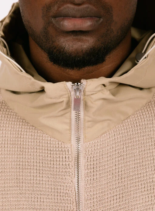 Arte Kole Knit Hoodie Cream - Image 2