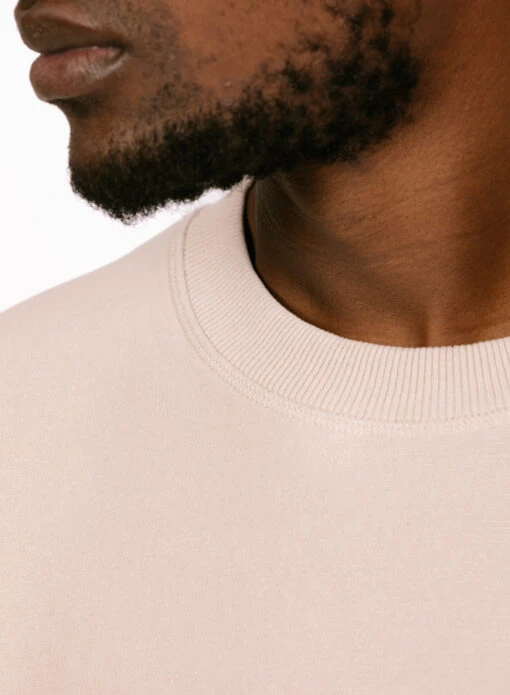 Olaf Hussein Face Crewneck Cement - Image 4