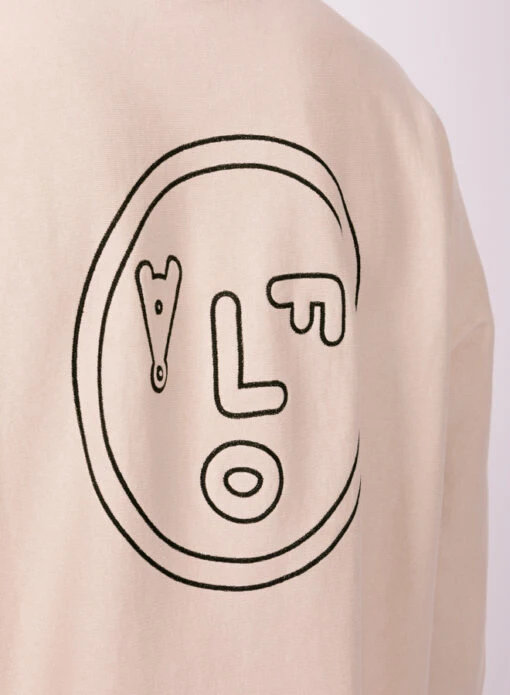 Olaf Hussein Face Crewneck Cement - Image 6