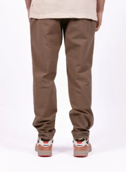 Wax London Campbell Trousers Taupe Seersucker