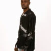 Pleasures Fans Long Sleeve Button Down Black
