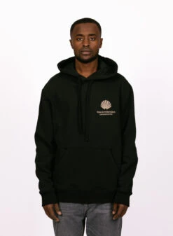 New Amsterdam Surf Association Logo Hoodie Black / Fallen Rock