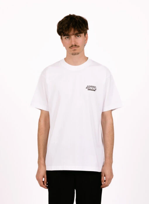 Olaf Hussein Friends Tee Optical White - Image 2
