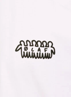 Olaf Hussein Friends Tee Optical White -Quality Fashion Clothing Store image 482