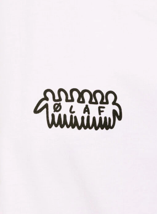 Olaf Hussein Friends Tee Optical White - Image 3