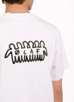 Olaf Hussein Friends Tee Optical White -Quality Fashion Clothing Store image 483