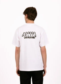 Olaf Hussein Friends Tee Optical White -Quality Fashion Clothing Store image 484
