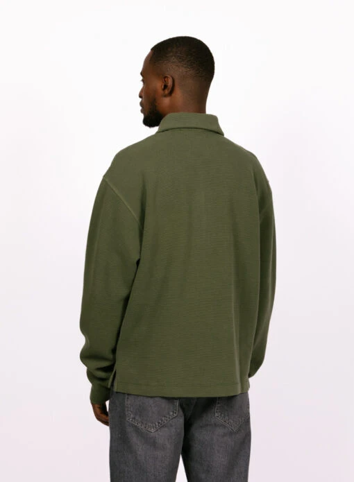 New Amsterdam Surf Association Tide Half Zip Forest Green - Image 2