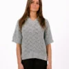 Olaf Hussein WMN Check Knitted Polo Light Blue -Quality Fashion Clothing Store image 57