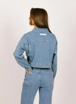 Daily Paper Mily Jacket Blue Monogram -Quality Fashion Clothing Store image 582