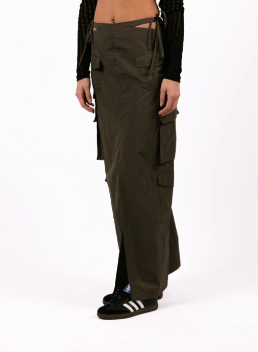 Daily Paper Zora Cargo Skirt Chimera Grey - Image 7
