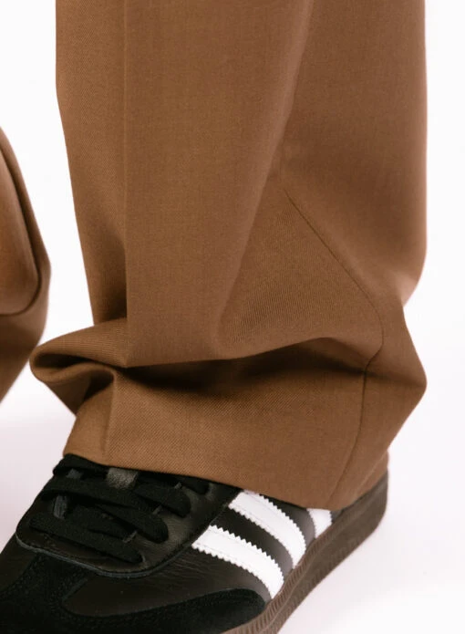 Olaf Hussein WMN Elasticated Pants Light Brown - Image 2