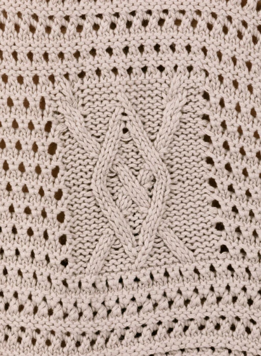 Daily Paper Moonstruck Grey Zuberi Crochet Longsleeve - Image 3
