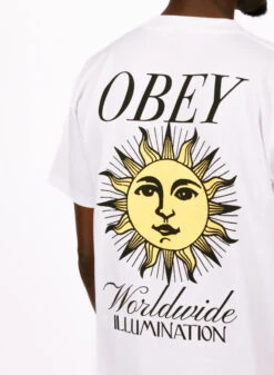 Obey Illumination Classic T-shirt White -Quality Fashion Clothing Store image 654
