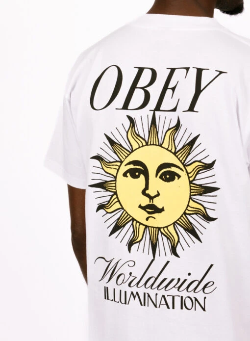 Obey Illumination Classic T-shirt White - Image 2
