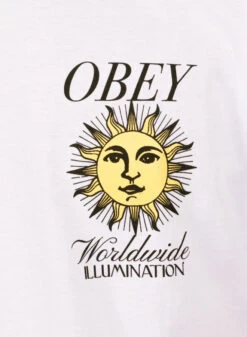 Obey Illumination Classic T-shirt White -Quality Fashion Clothing Store image 656