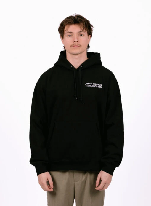 Obey Studios Pullover Black - Image 5