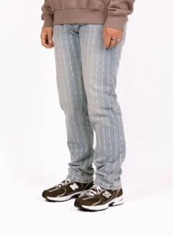 Pleasures Impact Pinstripe Denim Blue -Quality Fashion Clothing Store image 676